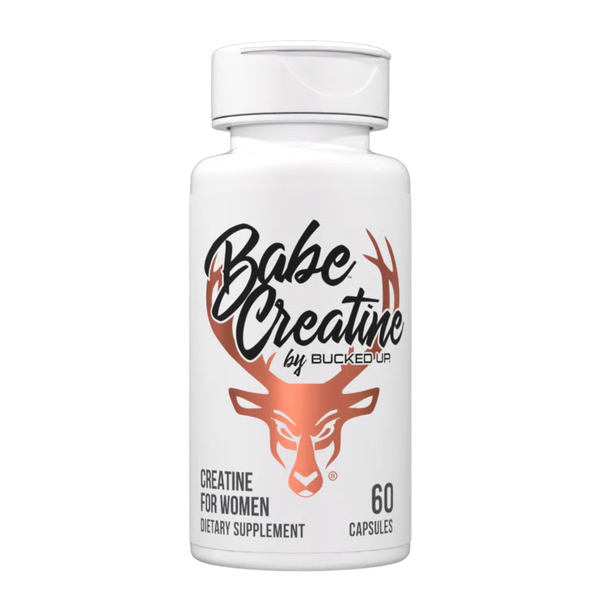 Bucked Up Babe Creatine HCl Capsules 60 Servings - CON-CRĒT® Creatine HCl 750mg | Svpplements