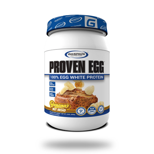 Gaspari Proven Egg Protein Powder Egg White Protein 25g Per Serving Supplement Facts - Instantized Egg White | Svpplements