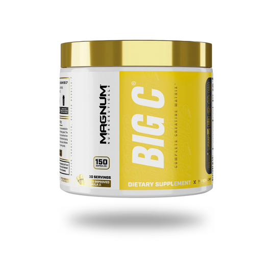 Magnum Big C BCAA Recovery Amino Powder 30 Servings - L-Leucine Alpha-Ketoisocaproate Calcium 1,000mg | Svpplements