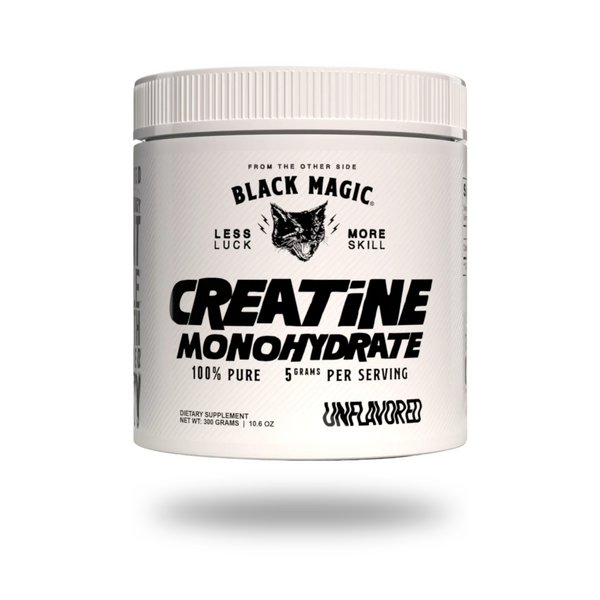 Black Magic Creatine Monohydrate Powder 60 Servings - Creatine Monohydrate 5g | Svpplements