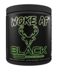 Bucked Up Woke AF Black Pre-Workout Powder 30 Servings Supplement Facts - Citrulline Malate 6000mg | Svpplements