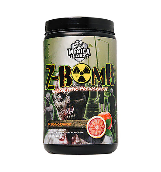 Merica Labz Z-Bomb Apocalyptic Pre-Workout Powder 20 Servings - L-Citrulline Malate 8000mg | Svpplements