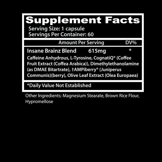 Insane Labz | Insane Brainz | Stimulant Nootropic