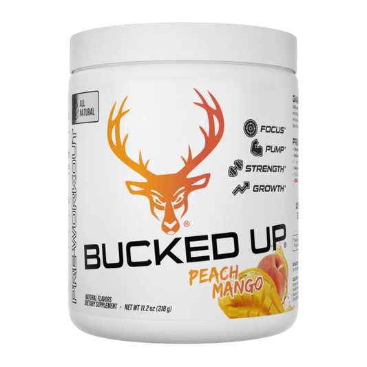 Bucked Up All Natural Pre-Workout Powder 30 Servings - Citrulline Malate 6000mg | Svpplements