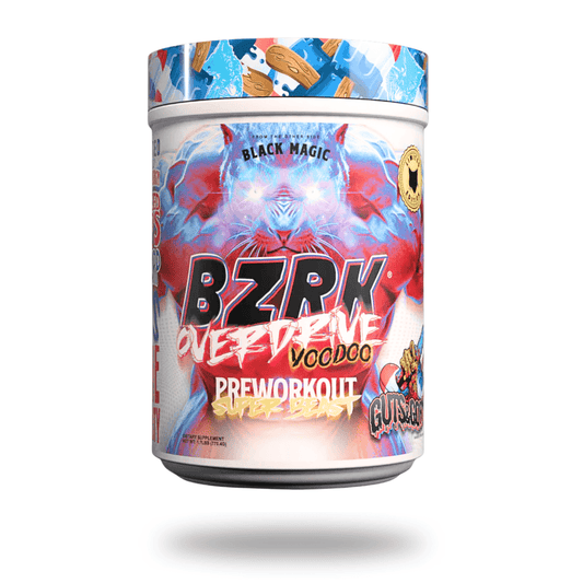 Black Magic BZRK Overdrive Pre-Workout Powder 40 Servings Supplement Facts - L-Citrulline 7,714mg | Svpplements