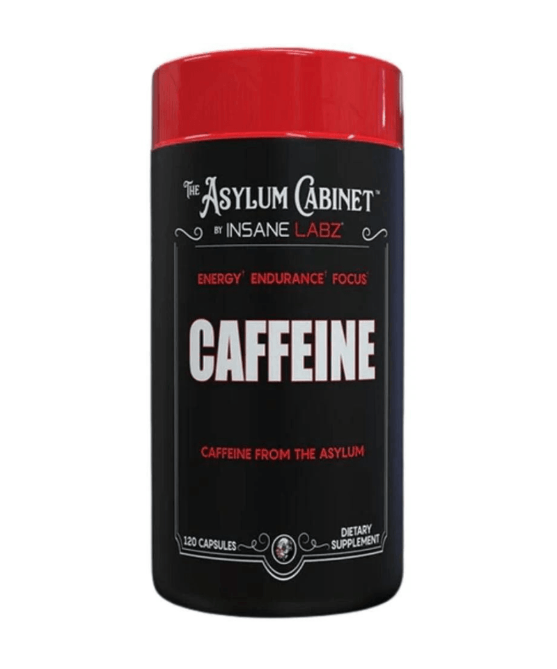 Insane Labz Caffeine Capsules 100mg 120 Servings - Caffeine Anhydrous 100mg | Svpplements