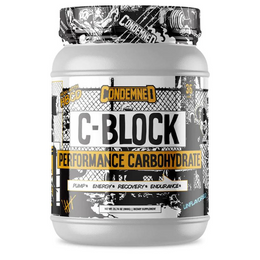 Condemned Labz C-Block 10 Endurance Carbohydrate Powder 40 Servings - Organic Pea Starch 25g | Svpplements