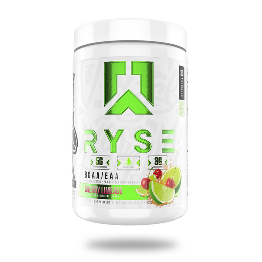 RYSE BCAA + EAA Amino Acid Powder 30 Servings Supplement Facts - L-Leucine 2.5g | Svpplements