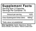 USP Labs Super Cissus Joint Support Capsules 75 Servings Supplement Facts - Cissus Quadrangularis Extract | Svpplements