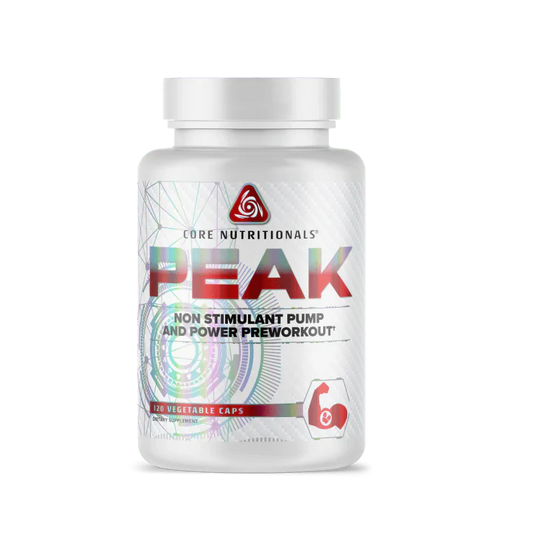 Core Nutritionals Peak Pump Formula Powder 20 Servings - Arginine Nitrate (NO3-T®) 2000 mg | Svpplements