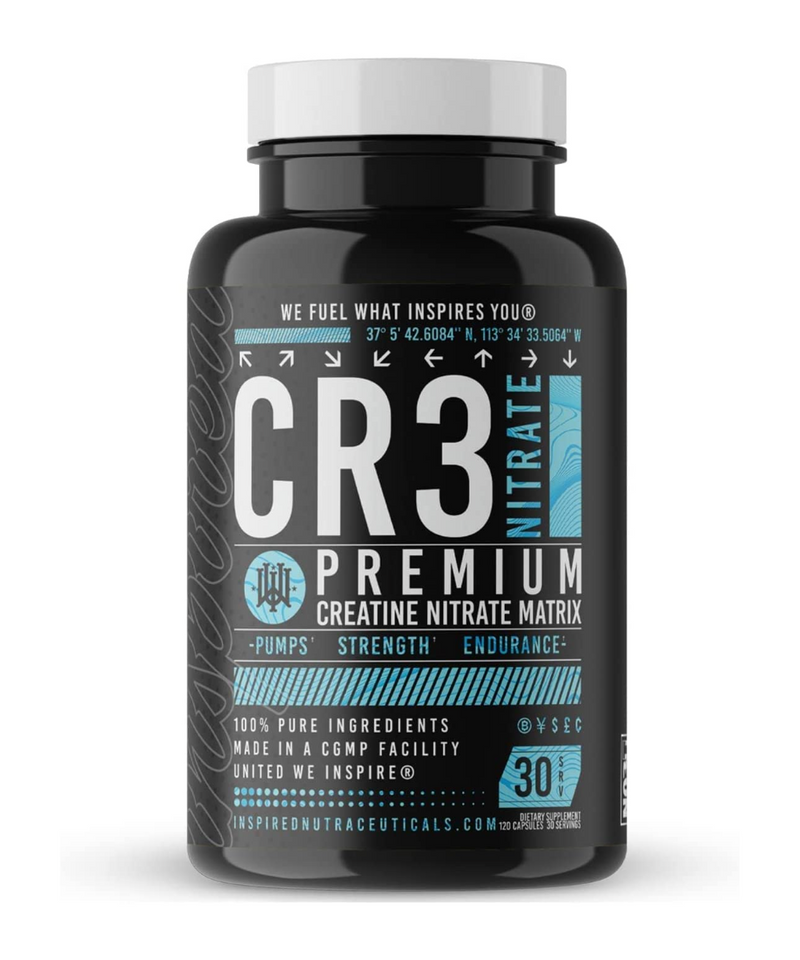 CR3 Creatine Nitrate Pre-Workout Powder Stim Free 30 Servings - Creatine Nitrate 2500mg | Svpplements