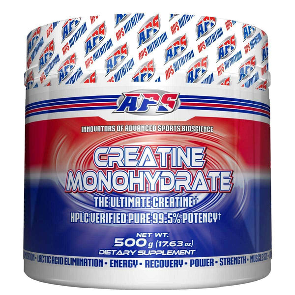 APS Nutrition Creatine Monohydrate Powder 500 Grams 100 Servings - Creatine Monohydrate | Svpplements