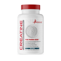 Metabolic Nutrition Creatine Monohydrate Powder Unflavored 60 Servings - Creatine Monohydrate 5,000mg | Svpplements