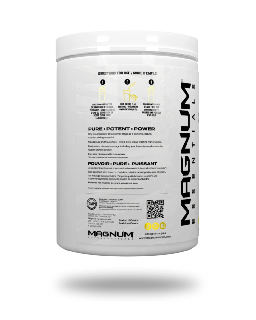 Magnum Essentials | Creatine 100 | 1000G (200 SERVING)