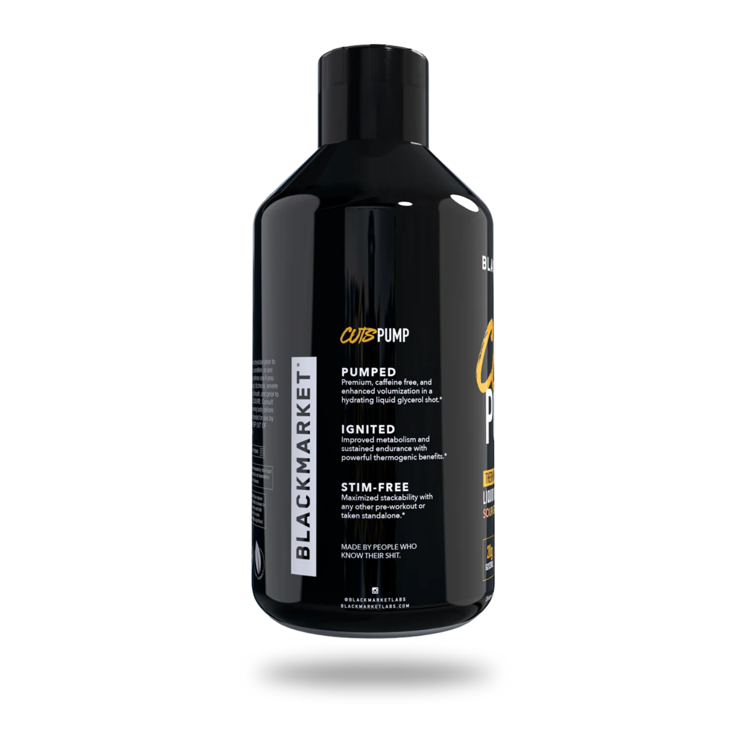 BlackMarket Labs | Cuts Pump Liquid Glycerol | 30/60 Serving