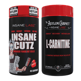 Insane Labz Fat Burner Capsules 45 Servings - 2-part cutting stack design | Svpplements