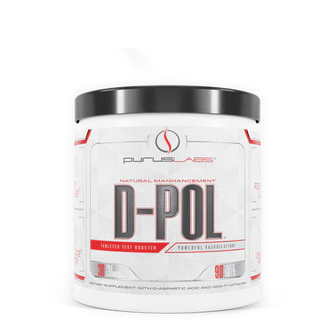 Purus Labs D-Pol Hormone Support Capsules 30 Servings Supplement Facts - D-Aspartic Acid 3.32g | Svpplements