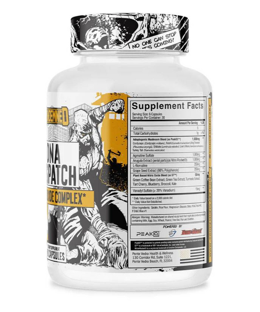Condemned Labz DNA Dispatch Pump Powder 30 Servings Supplement Facts - Agmatine Sulfate 1000mg | Svpplements