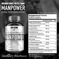 Axe & Sledge Man Power Hormone Support Capsules 30 Servings Supplement Facts - Tribulus Terrestris Extract | Svpplements