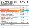 EMBER Non-Stim Fat Burner Capsules 50 Servings Supplement Facts - MitoBurn™ 250mg | Svpplements