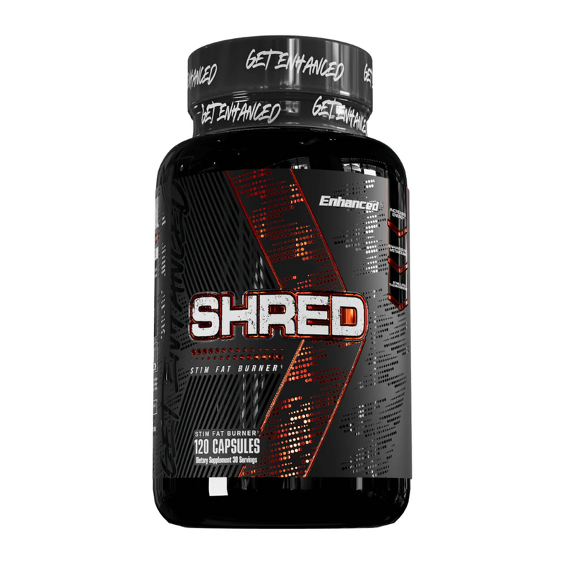 Enhanced Shred Fat Burner Capsules 30 Servings - Caffeine Anhydrous 225mg | Svpplements