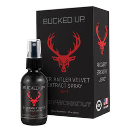 Bucked Up Deer Antler Velvet Extract Recovery Spray 2 fl oz 60 Servings - Deer antler velvet | Svpplements