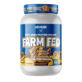 Axe & Sledge Farm Fed Protein Powder 28 Servings - Whey Protein Isolate 25g protein per serving | Svpplements