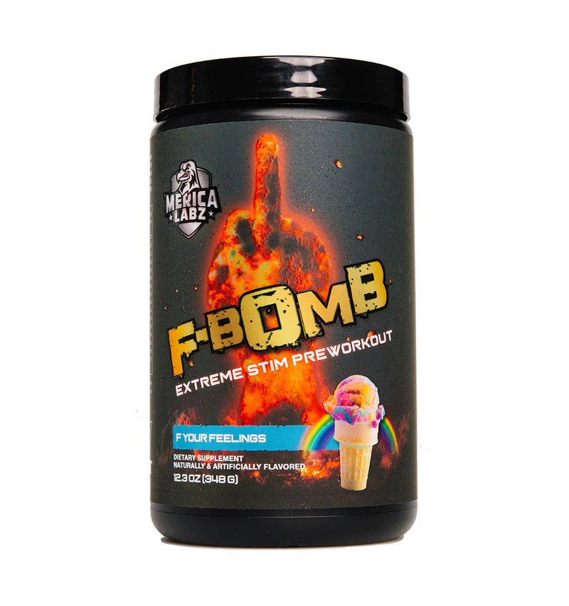 Merica Labz F-Bomb High-Stim Pre-Workout Powder N/A Servings - Reported Beta-Alanine | Svpplements