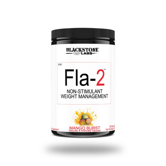 Blackstone Labs FLA-2 Stim-Free Fat Burner Capsules 60 Servings - Calcium Pyruvate 4g | Svpplements