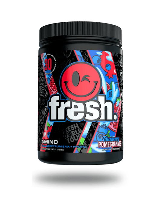 Fresh Amino BCAA EAA Hydration Powder 30 Servings - L-Leucine 2500mg | Svpplements