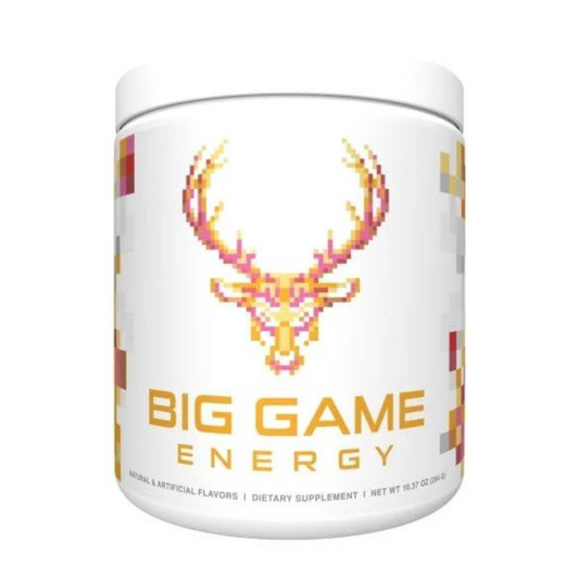 Bucked Up Big Game Energy Hybrid Performance Energy Powder 30 Servings Supplement Facts - Citrulline Malate | Svpplements