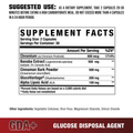Axe & Sledge GDA+ Glucose Disposal Supplement Capsules 30 Servings Supplement Facts - GlucoVantage® 200mg | Svpplements