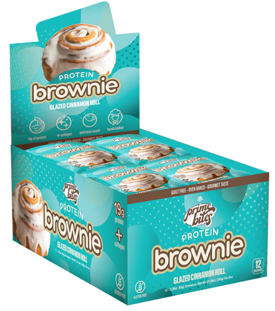 Prime Bites Protein Brownie Protein Snack Brownie 1 Count - Protein 18g | Svpplements