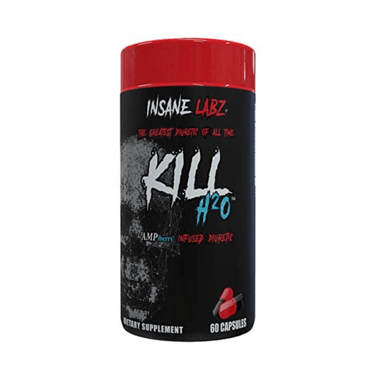 Insane Labz Kill H20 Water Management Capsules 20 Servings - Vitamin B6 50mg | Svpplements