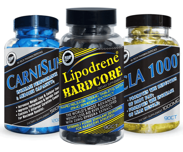 Hi-Tech Pharmaceuticals Fat Burner Stack 90 Servings - CLA 1000mg | Svpplements