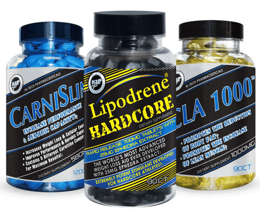 Hi-Tech Pharmaceuticals Fat Burner Stack 90 Servings - CLA 1000mg | Svpplements