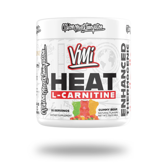 VMI Sports Heat L-Carnitine Fat Burner Powder 30 Servings - L-Carnitine 500mg | Svpplements