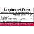 APS Nutrition HydroMax Glycerol Pump Tablets 60 Servings Supplement Facts - HydroMax™ Glycerol Powder (65%) | Svpplements