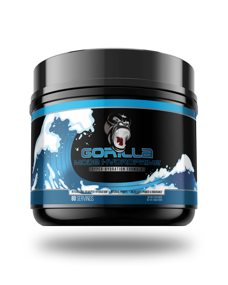 Gorilla Mode HydroPrime Pump & Hydration Formula Powder 80 Servings - HydroPrime glycerol powder 5,000mg | Svpplements