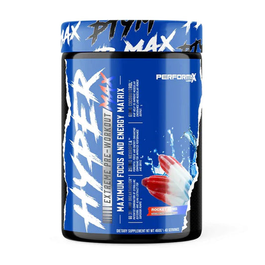 Performax HyperMax Pre-Workout Powder N/A Servings - Training Lifestyle Shot | Svpplements