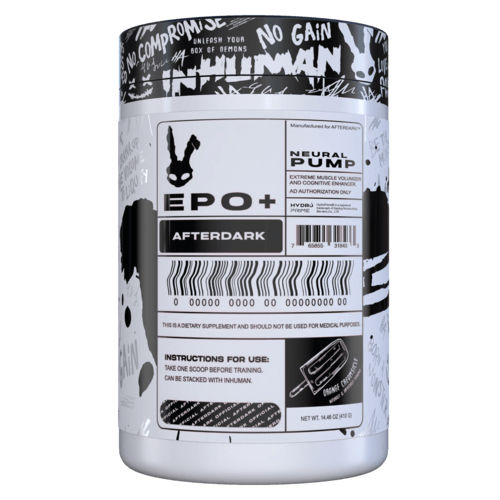 Afterdark EPO Neural Pump Stim-Free Pre-Workout Powder 21 Servings - L-Citrulline Malate 5000mg | Svpplements