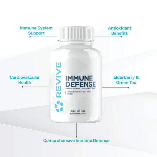 Revive Immune Support Capsules 30 Servings Supplement Facts - Vitamin C 1000mg | Svpplements