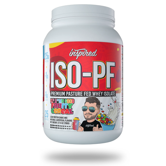 Inspired ISO-PF Premium Pasture-Fed Whey Isolate Protein Powder 25 Servings | Svpplements