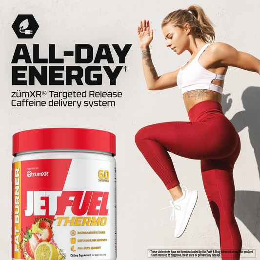 GAT Sport JetFuel Thermo Fat Burner Powder 60 Servings Supplement Facts - Niacin 25.5mg | Svpplements