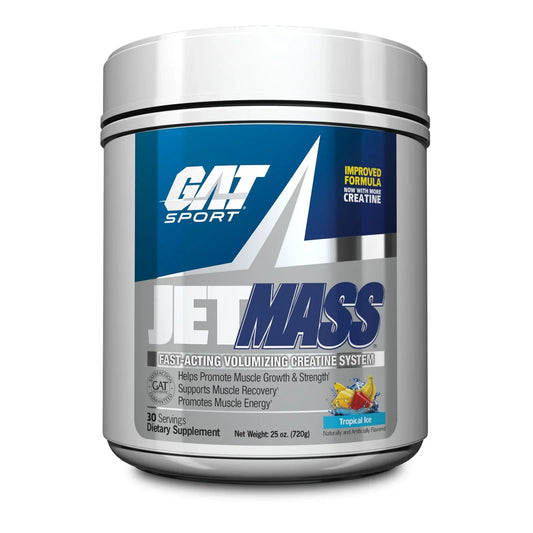GAT Sport JetMass Creatine Powder 30 Servings Supplement Facts - Creatine Monohydrate 5g | Svpplements