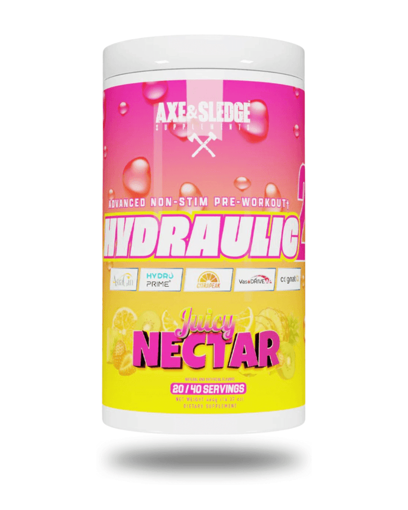 Axe & Sledge Hydraulic 2 Stim-Free Pre-Workout Powder 40 Servings - L-Citrulline 8,000mg | Svpplements