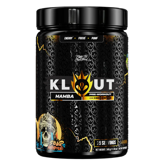 Klout Mamba Pre-Workout Powder 25 Servings - Beta-Alanine 3200mg | Svpplements