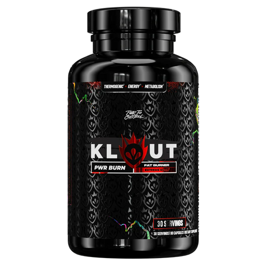 Klout Fat Burner Capsules 30 Servings - Caffeine Anhydrous Natural (from Tea) 300mg | Svpplements