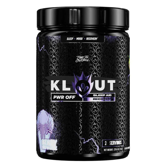 Klout PWR OFF Sleep Support Supplement 25 Servings Supplement Facts - L-Glycine Unknown | Svpplements