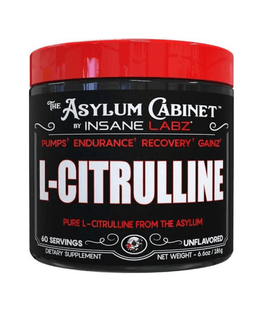 Insane Labz L-Citrulline Powder 60 Servings - Caffeine Anhydrous Undisclosed | Svpplements
